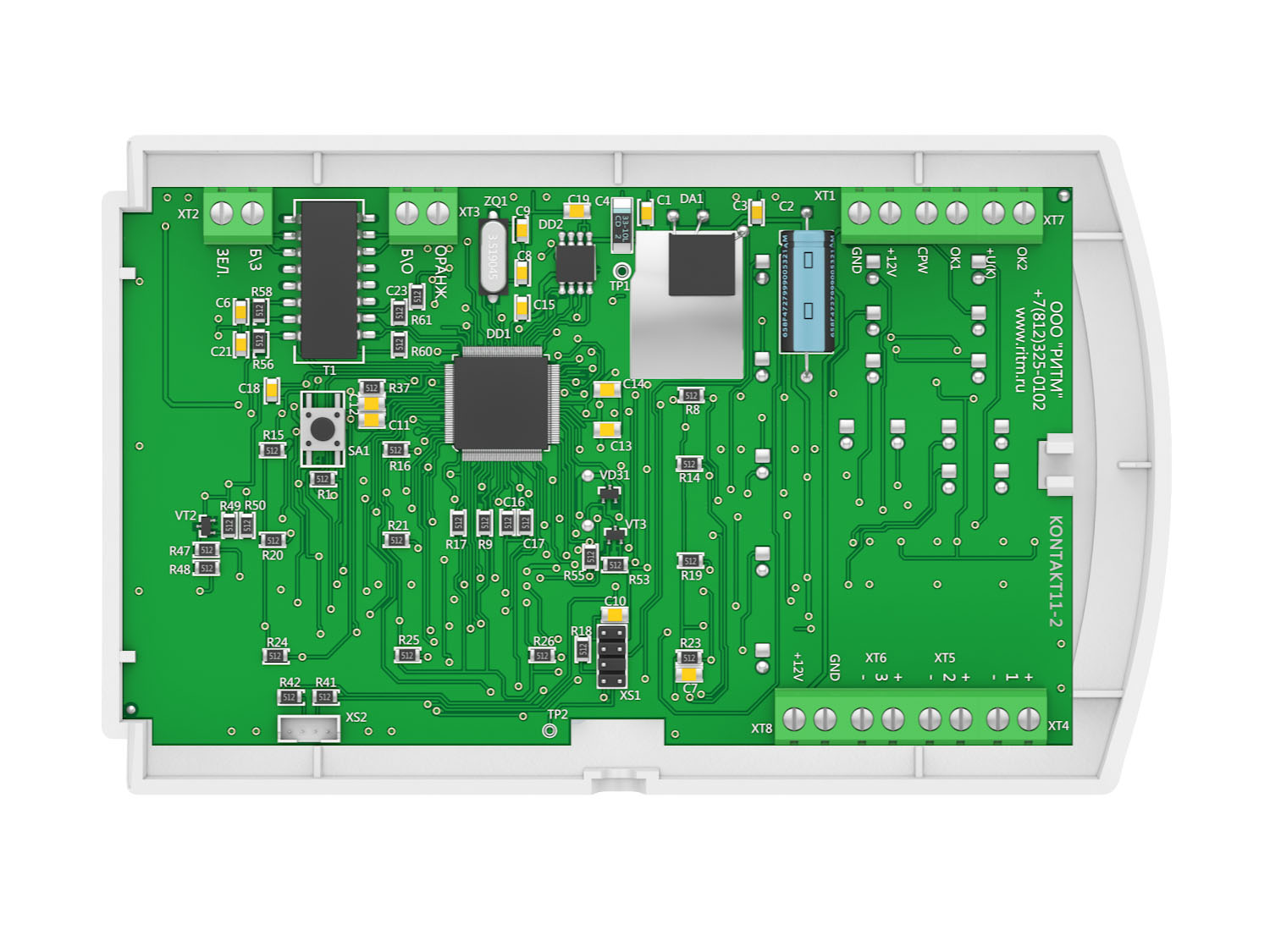 Контакт LAN-11 Охранно-пожарная панель