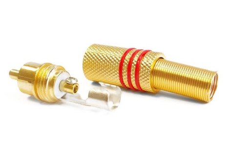Купить RCA разъем, под винт, с пружиной R-RCA01 в Великом Новгороде